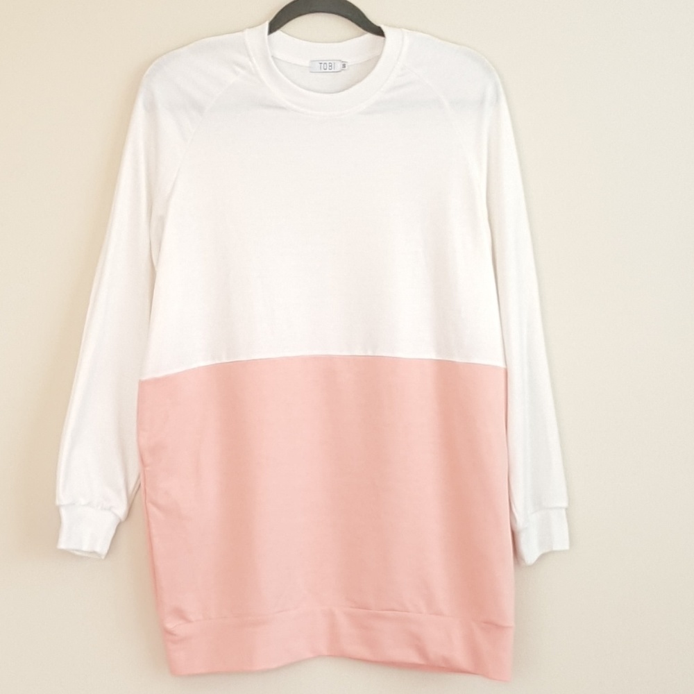 TOBI Colorblock Oversized Sweatshirt - Picture 7 of 7